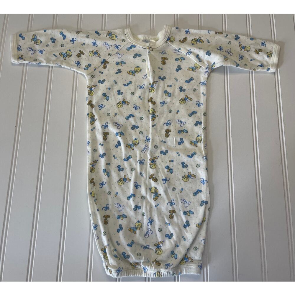 Vintage Precious Moments Sack Gown Size Boys Girls 0/3 Months